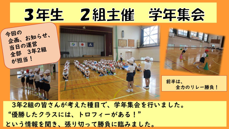 0701　第２回　学年集会