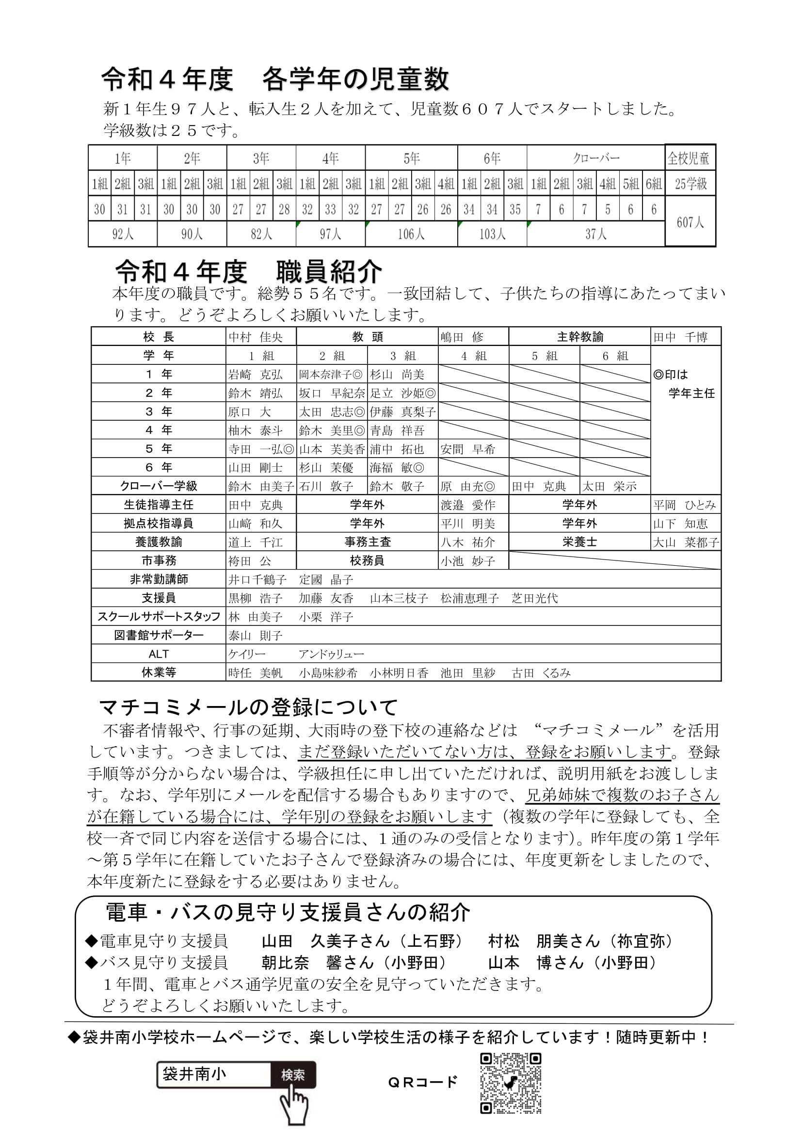 ②２０２２年　学校だより　No.２-2